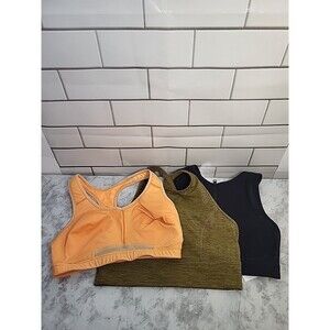 Fabletics Athleta Joy Lab Womens Med Sports Bras Lot Casual Gym Workout Flirty